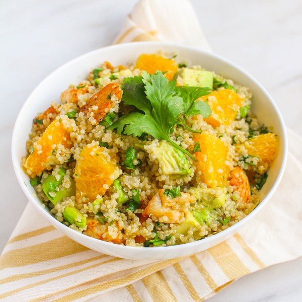 Citrus Chicken Quinoa Salad with Avocado & Orange