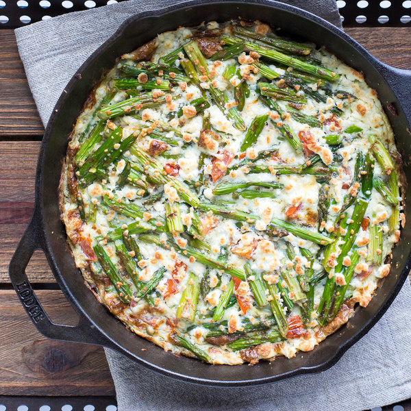 Asparagus, Tomato & Feta Frittata