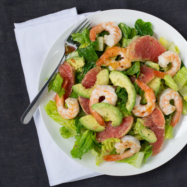 Shrimp, Avocado & Grapefruit Salad