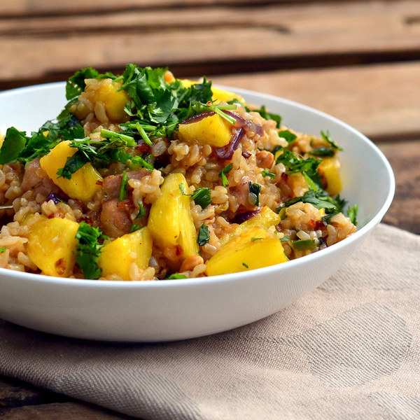 Thai Pineapple Fried Rice with Chicken